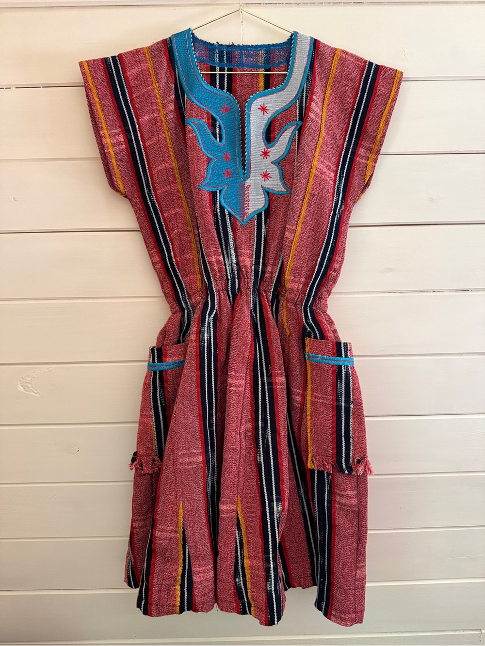 NEW Authentic Hand Stitched GHANA Batakari/ Fugu Smock Dress for Women